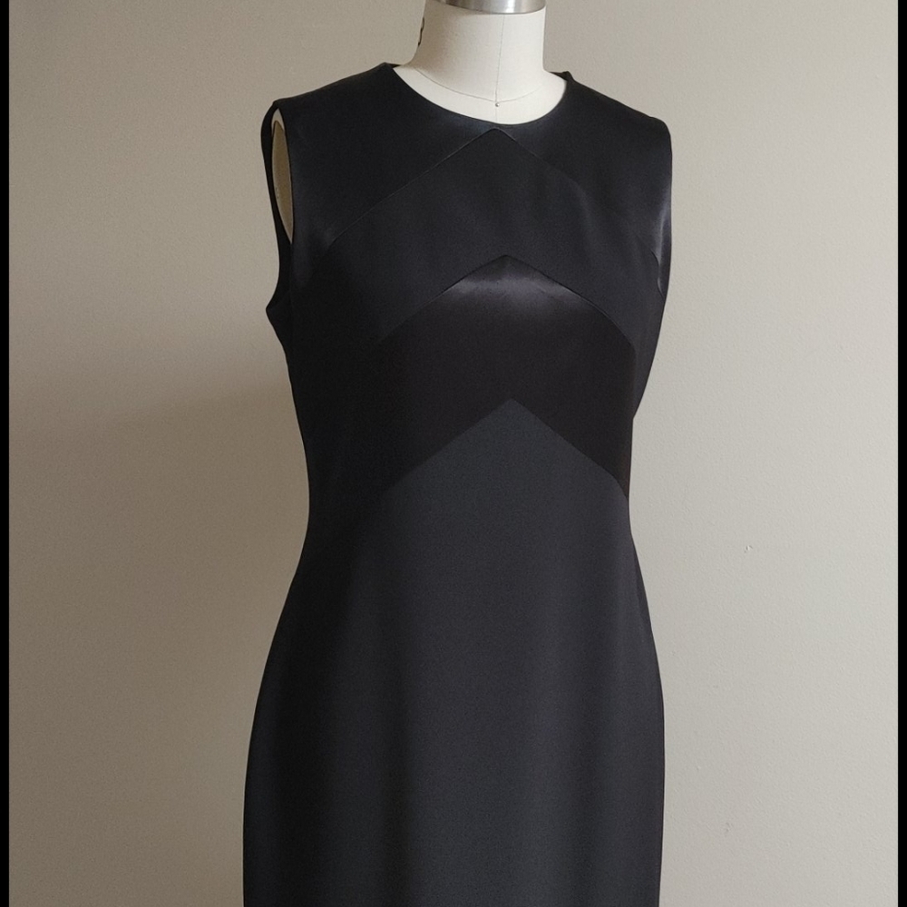 Tahari Black Long Gown 10 - Picture 3 of 15